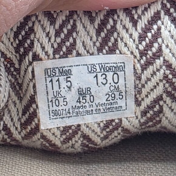 Vans Era 59 C&L Mens Size 11.5 Khaki Chevron Sneaker Shoes Casual Outdoors main image 12